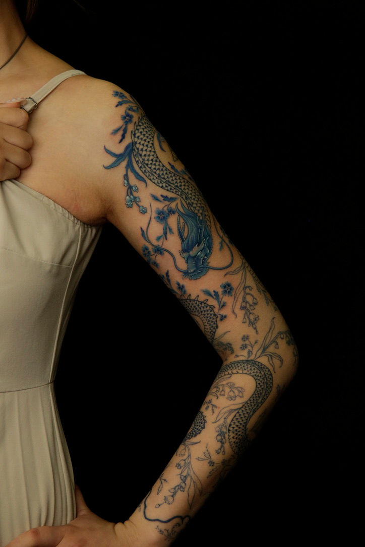 Asian style tattoo