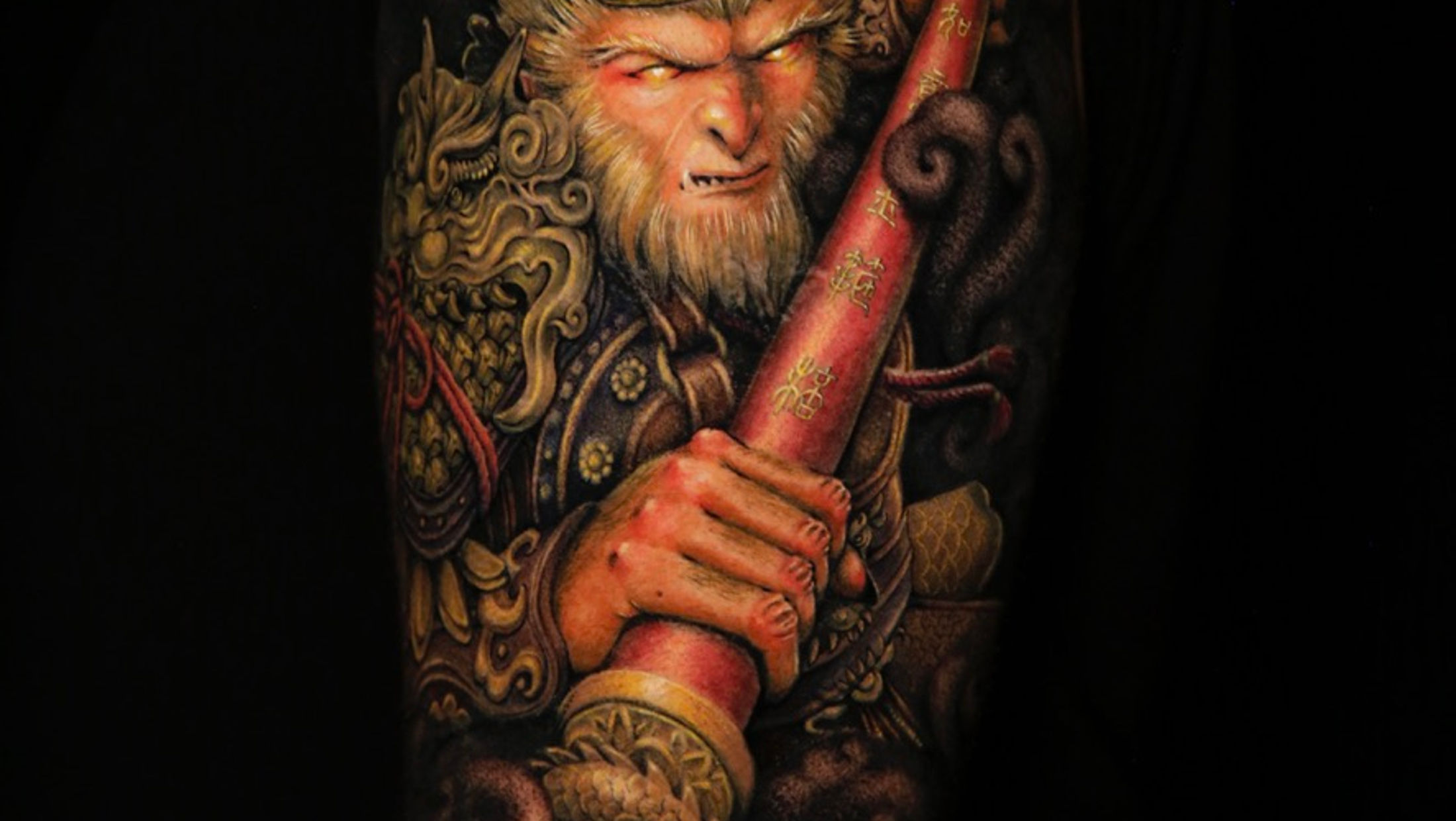 Signature Asian-style tattoo work at Wild Crane Tattoos