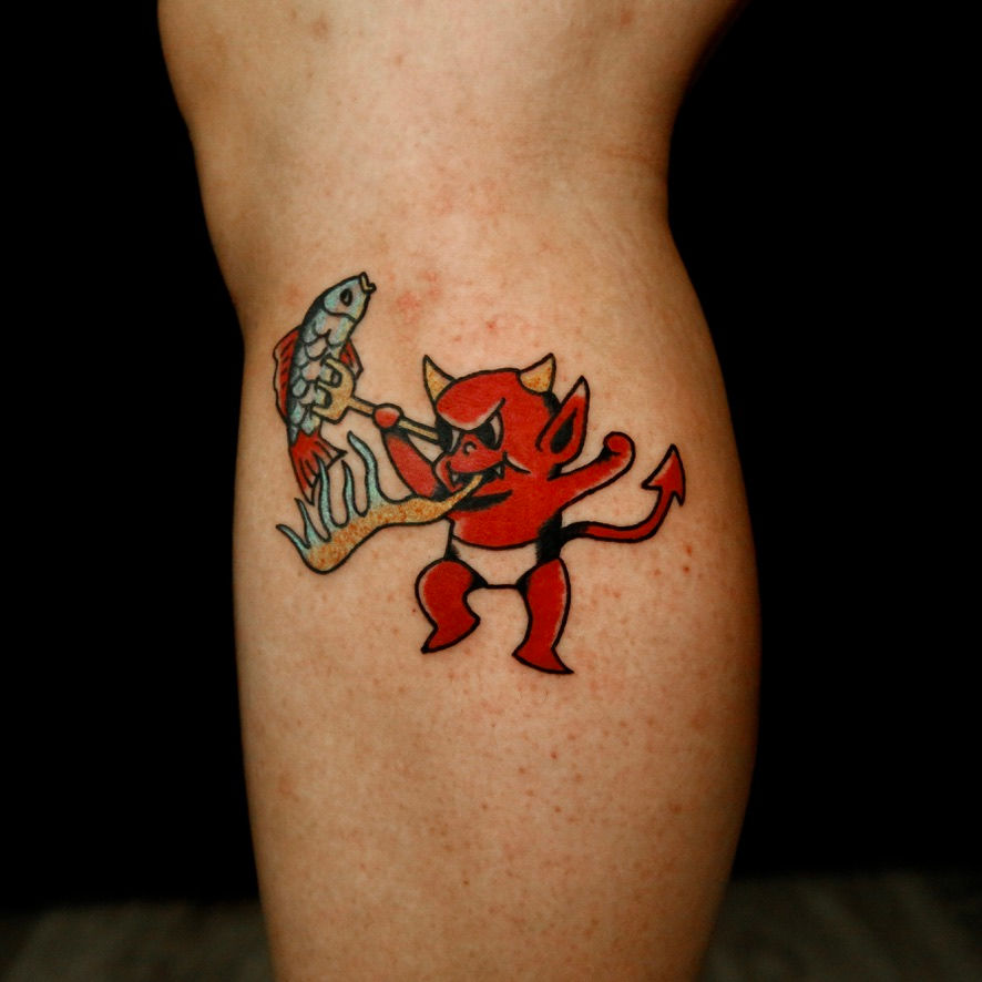 Old school traditional tattoo