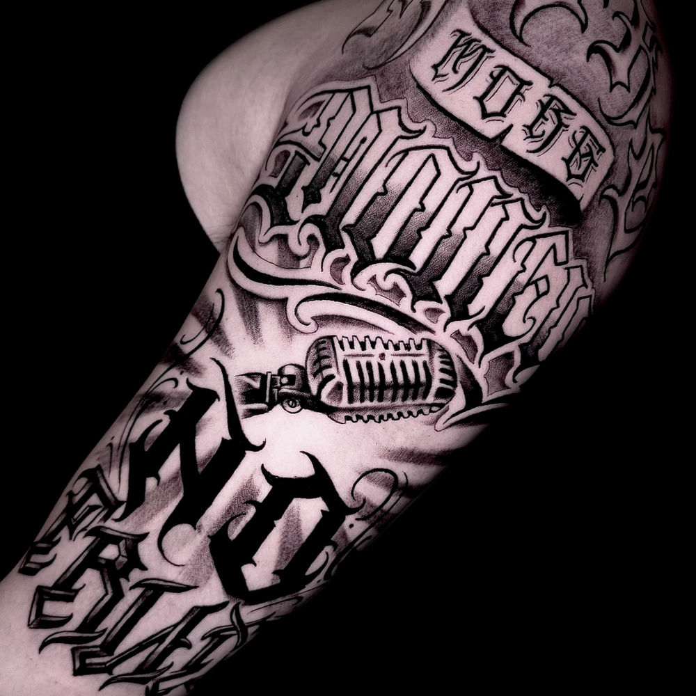 Lettering tattoo